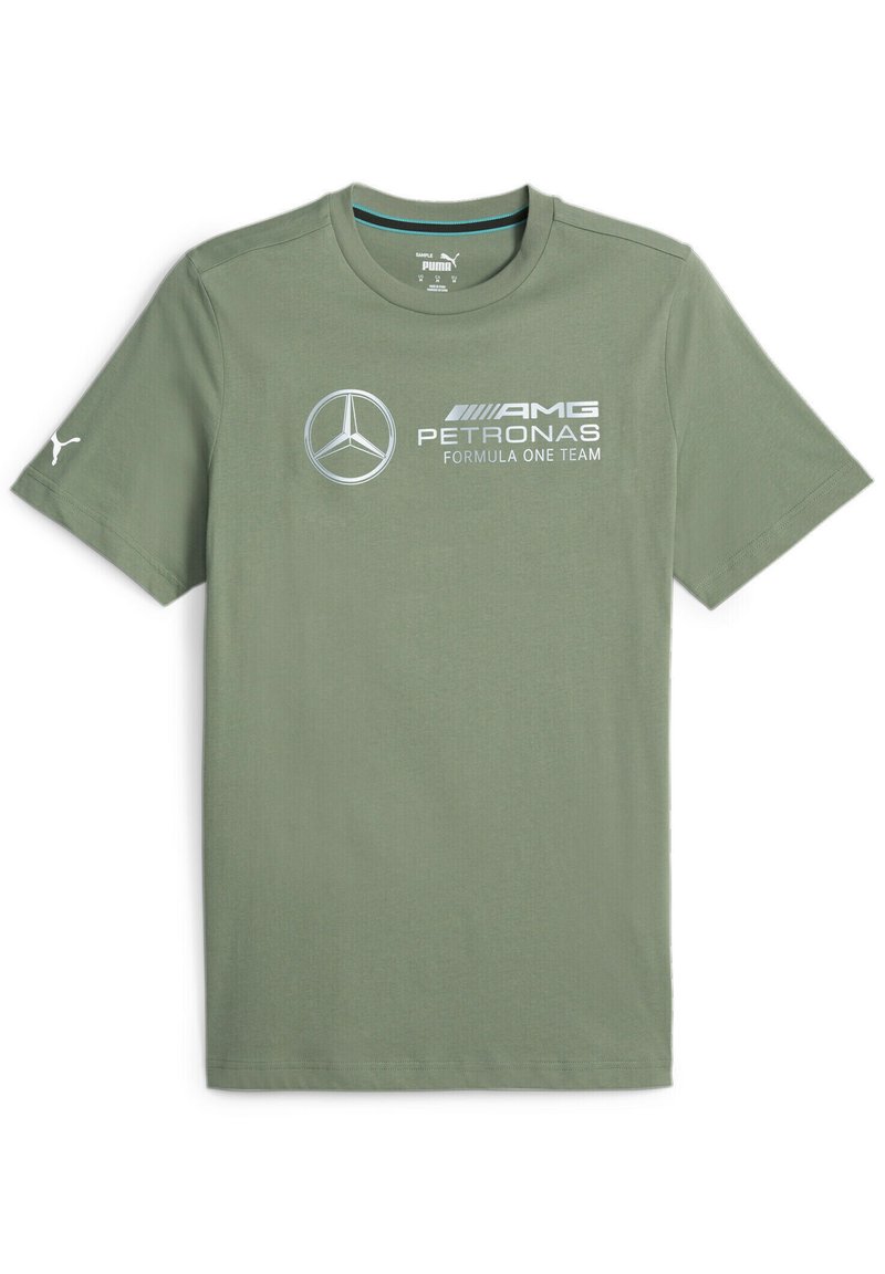 Puma MERCEDES-AMG PETRONAS MOTORSPORT - T-Shirt print - eucalyptus 