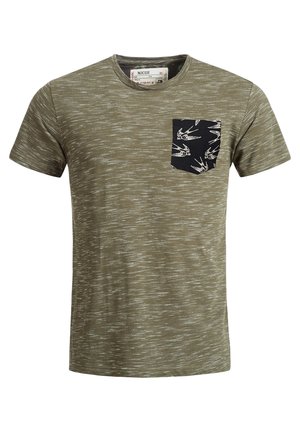 INDICODE JEANS BLAINE - Print T-shirt - grün