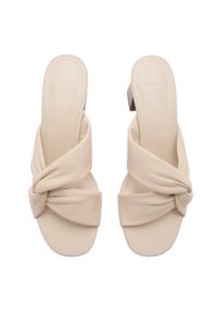 Mango Heeled mules - off-white