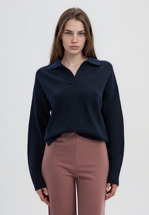 Terranova, MAGLIA TINTA UNITA - Maglione - blu scuro