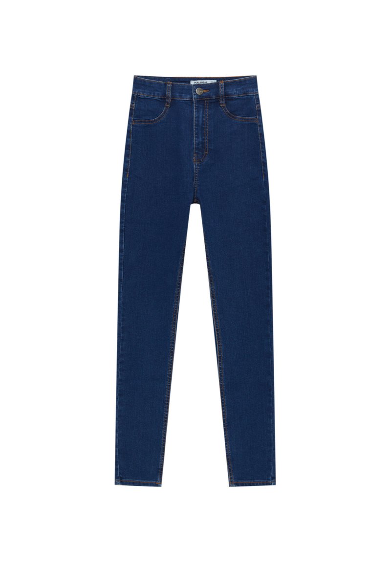 PULL&BEAR Jeans Skinny Fit blauw-metallic
