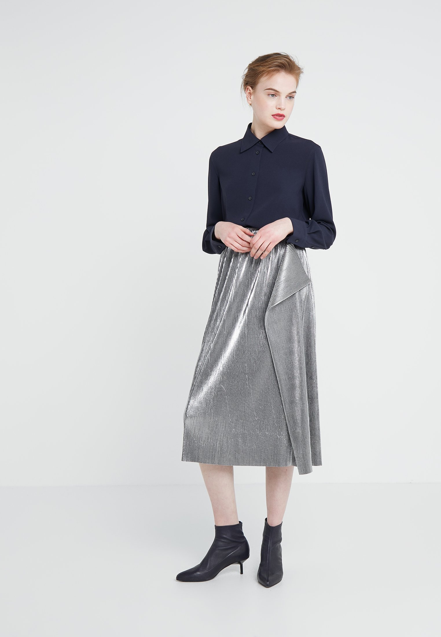 Filippa K LONG CREPE SHIRT Skjorte navy Zalando.no Filippa K LONG CREPE SHIRT Skjorte navy Zalando.no