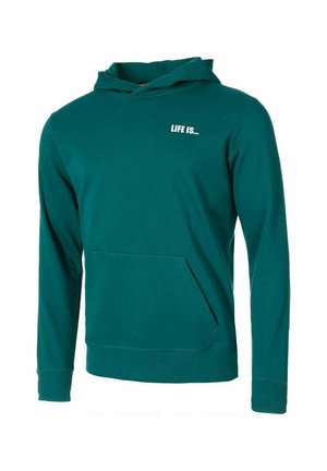 SPIKE CHILL - Felpa con cappuccio - dark green