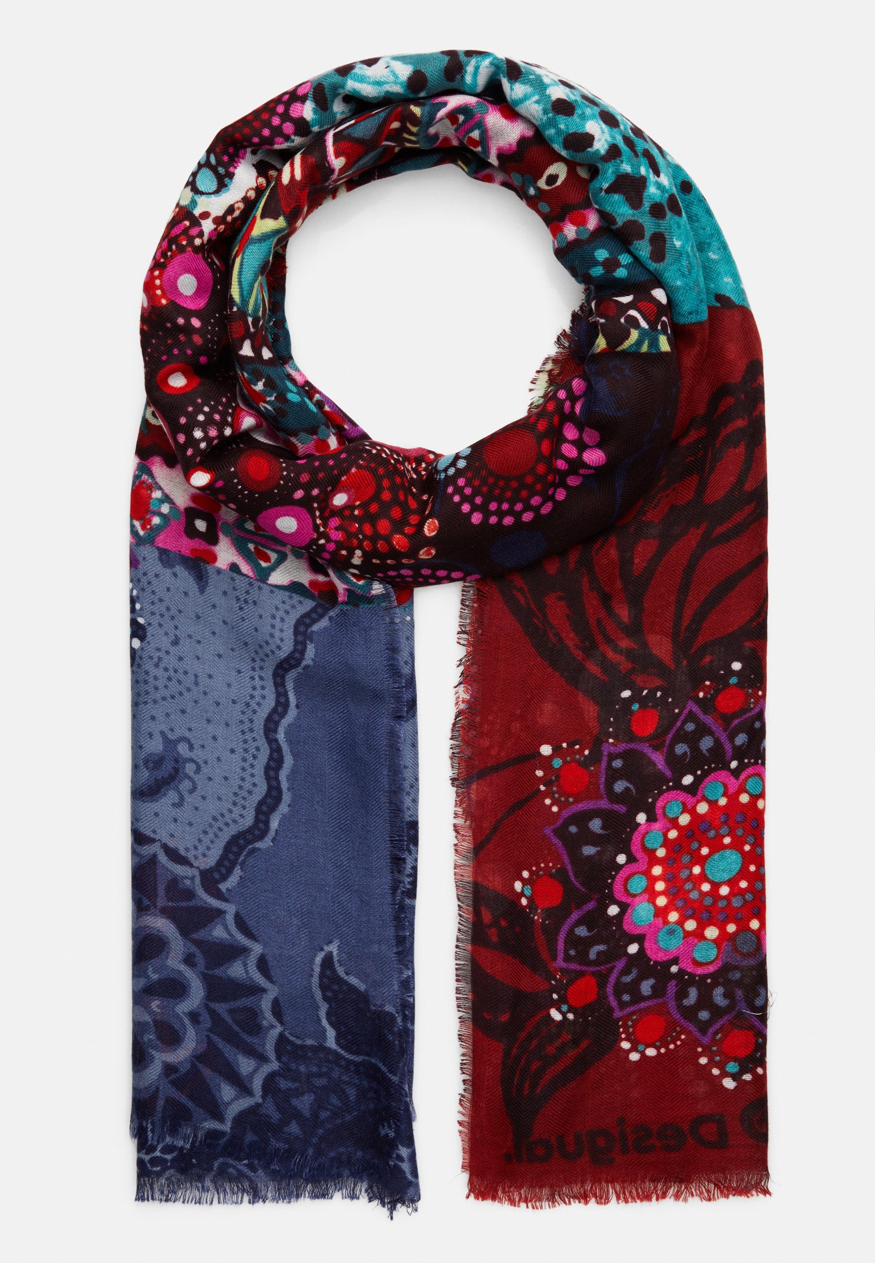 Desigual Foul Happy Day Scarf Multicoloured Zalando Co Uk