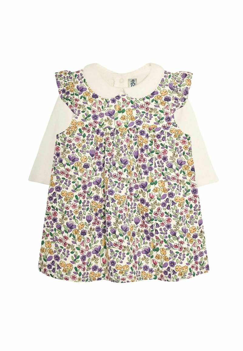 JoJo Maman Bébé AUTUMN FLORAL  SET - REGULAR FIT - Kasdienė suknelė - lilac