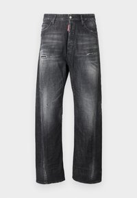 LOOSE TWISTED - Relaxed fit jeans - black