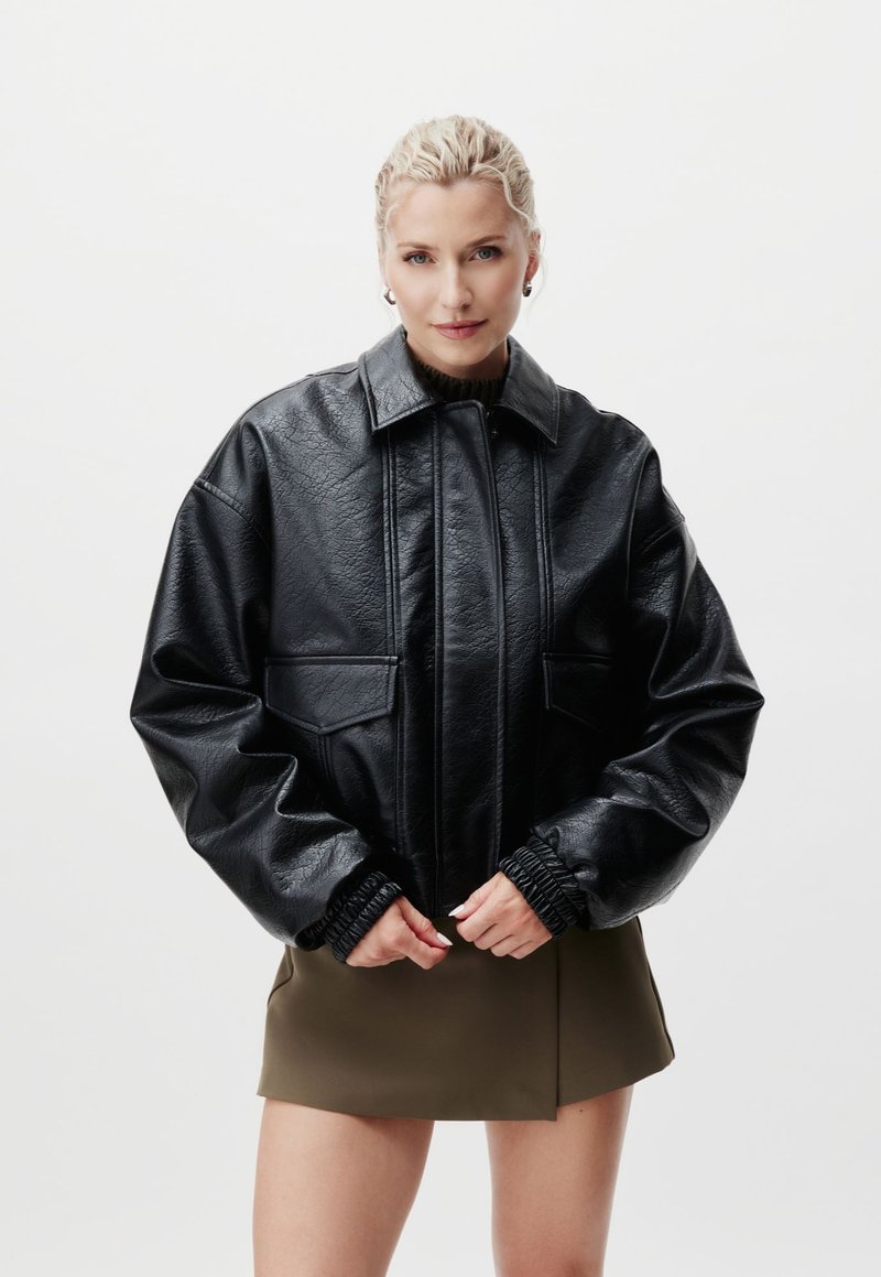 LeGer by Lena Gercke TAIRA - Kunstlederjacke - black