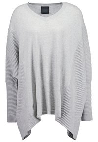 JUST FEMALE Stickad tröja - mottled grey