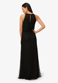 Adrianna Papell BEADED HALTER LONG  - Galajurk - black black