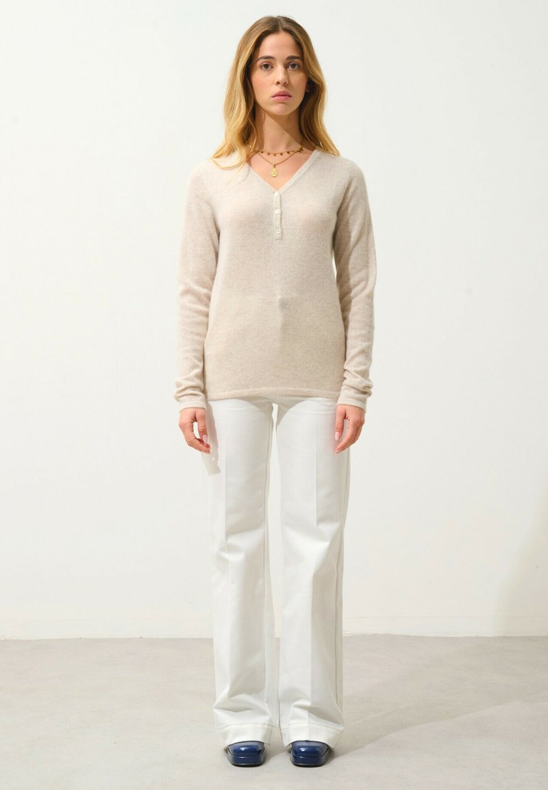 Authentic Cashmere GABLE - Trui - mottled beige