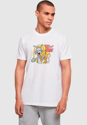 TOM AND JERRY - THUMBS UP - Print T-shirt - white
