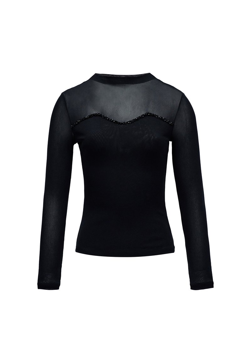 HAUT SLIM LÉGER À MANCHES LONGUES - GRIS CHINÉ - FEMME | H&M FR