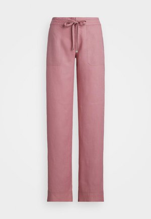 Lauren Ralph Lauren JOVONIE LINEN WIDE LEG PANT - Trousers - rose mauve