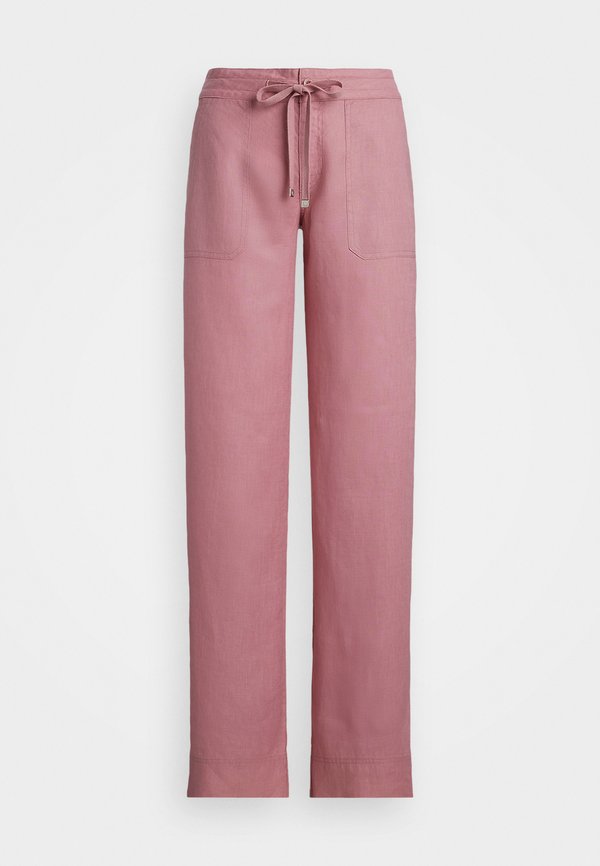 JOVONIE LINEN WIDE LEG PANT - Trousers - rose mauve3