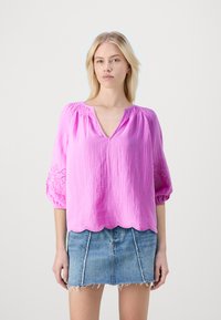 GAP EYELET - Blouse - budding lilac