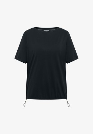 Cecil, T-SHIRT WITH SIDE DRAWSTRING - T-shirts basic - palm breeze green