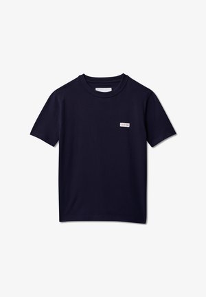 Calvin Klein Jeans, LOGO LABEL UNISEX - T-paita - evening blue