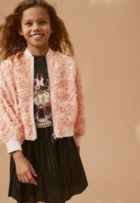 Next - 3D FLORAL REGULAR FIT - Bomber dzseki - pink Miniatűr kép 1