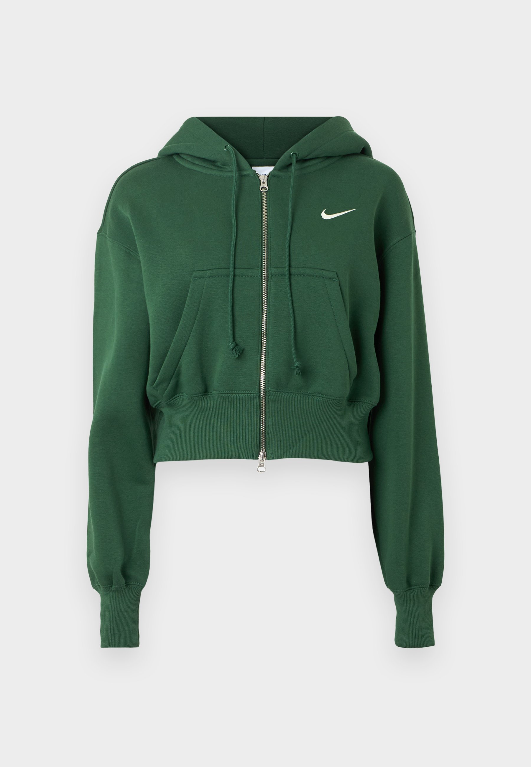nike drawstring crop sweatshirt