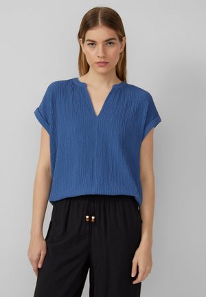 STRUKTURIERTE - Blouse - royalblau