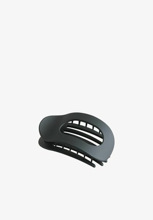 Next, FLAT HAIR CLAW CLIP . - Hair styling accessory - black