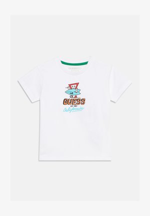 Guess, TODDLER SS T-SHIRT UNISEX - Majica kratkih rukava s printom - pure white
