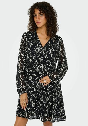 ONLSTAR KURZES - Blousejurk - black