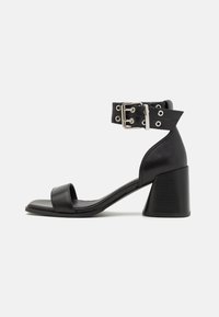 LEATHER - Sandalai - black