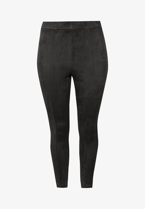 Yours Clothing, HIGH WAISTED - Leggings - Hosen - black