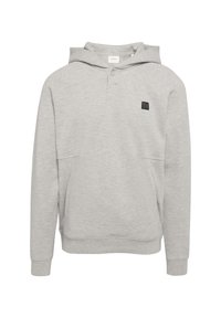 Hoodie - grau meliert