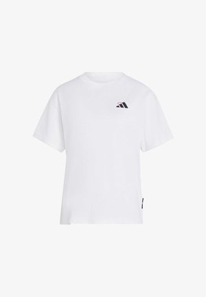 adidas Sportswear, ADIDAS SPORTSWEAR EMBROIDERY PACK LOOSE GRAPHIC T-SHIRT - T-shirt imprimé - white