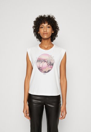MODA - T-shirt con stampa - white