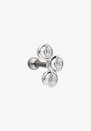 LABRET PIERCING MIT ZIRKONIASTEINEN - Other accessories - silberfarben