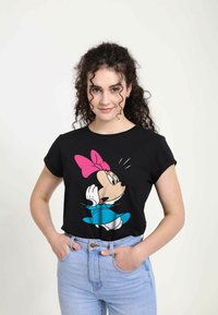 Disney MICKEY CLASSIC MINNIE - Triko s potiskem - black