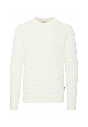Casual Friday, CFKARL STRUCTURED CREW NECK KNIT - Πουλόβερ - cloud dancer