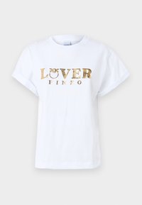 MYLAR LOVER - T-Shirt print - bianco/oro free