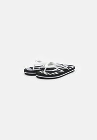 EA7 Emporio Armani UNISEX - T-bar sandals - black/white