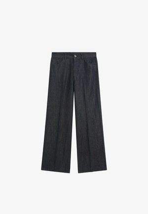Massimo Dutti, Wide Leg - dark blue