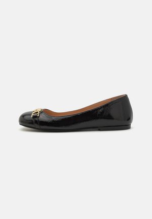 LOVE CHAIN STRAP - Ballerines - nero