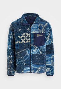 SHIBORI-INSPIRED FLEECE JACKET - Veste polaire - indigo shibori
