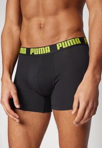 Puma EVERYDAY BASIC 2 PACK - Boxer alsónadrág - lime smash/black