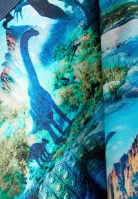 Next ALL OVER SHORT SLEEVE STANDARD - T-Shirt print - blue dino
