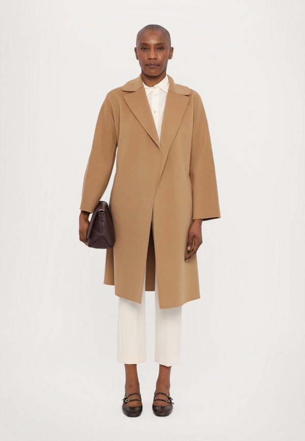 CIVADA - Classic coat - camel3