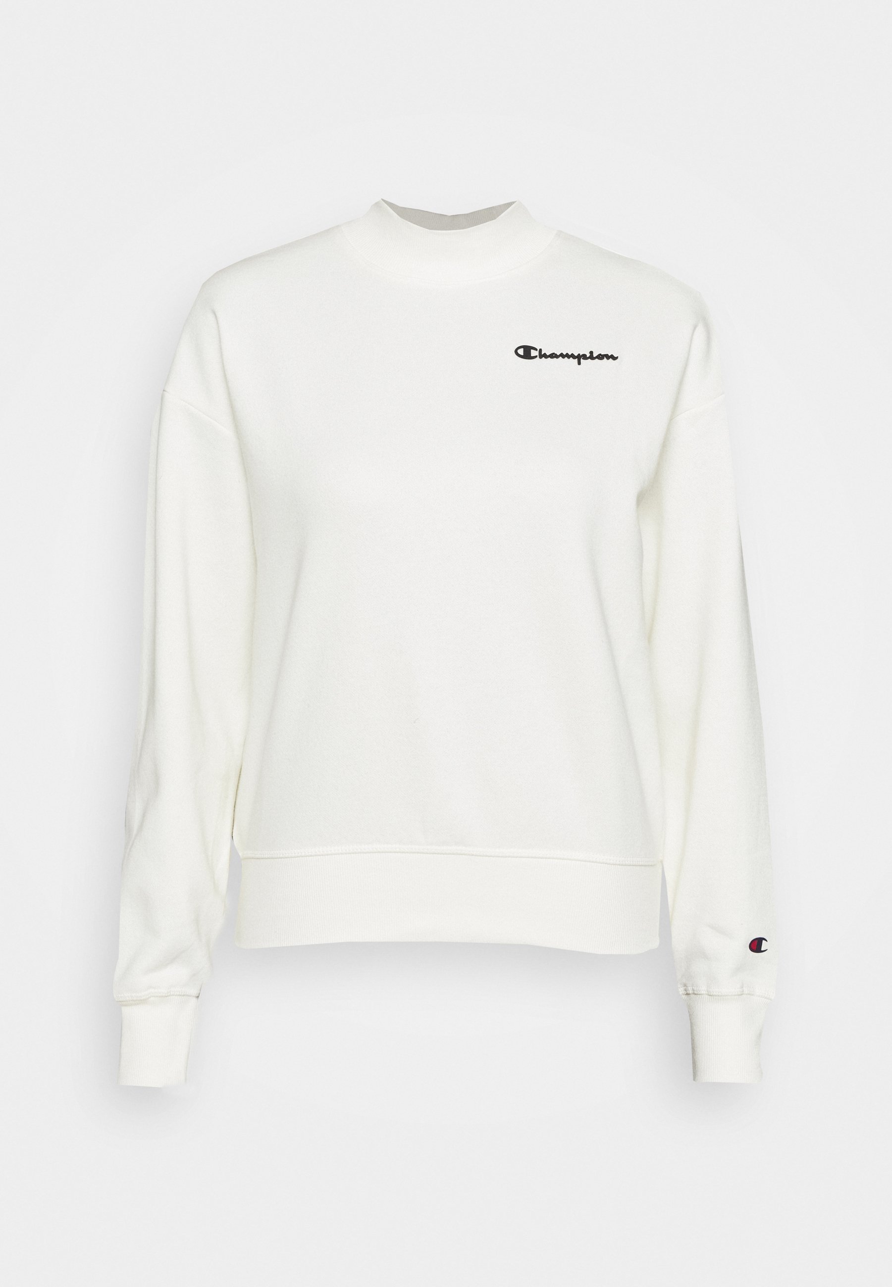 Champion HIGH NECK LEGACY Sweatshirt offwhite Zalando.no Champion Rochester Genser High Neck White