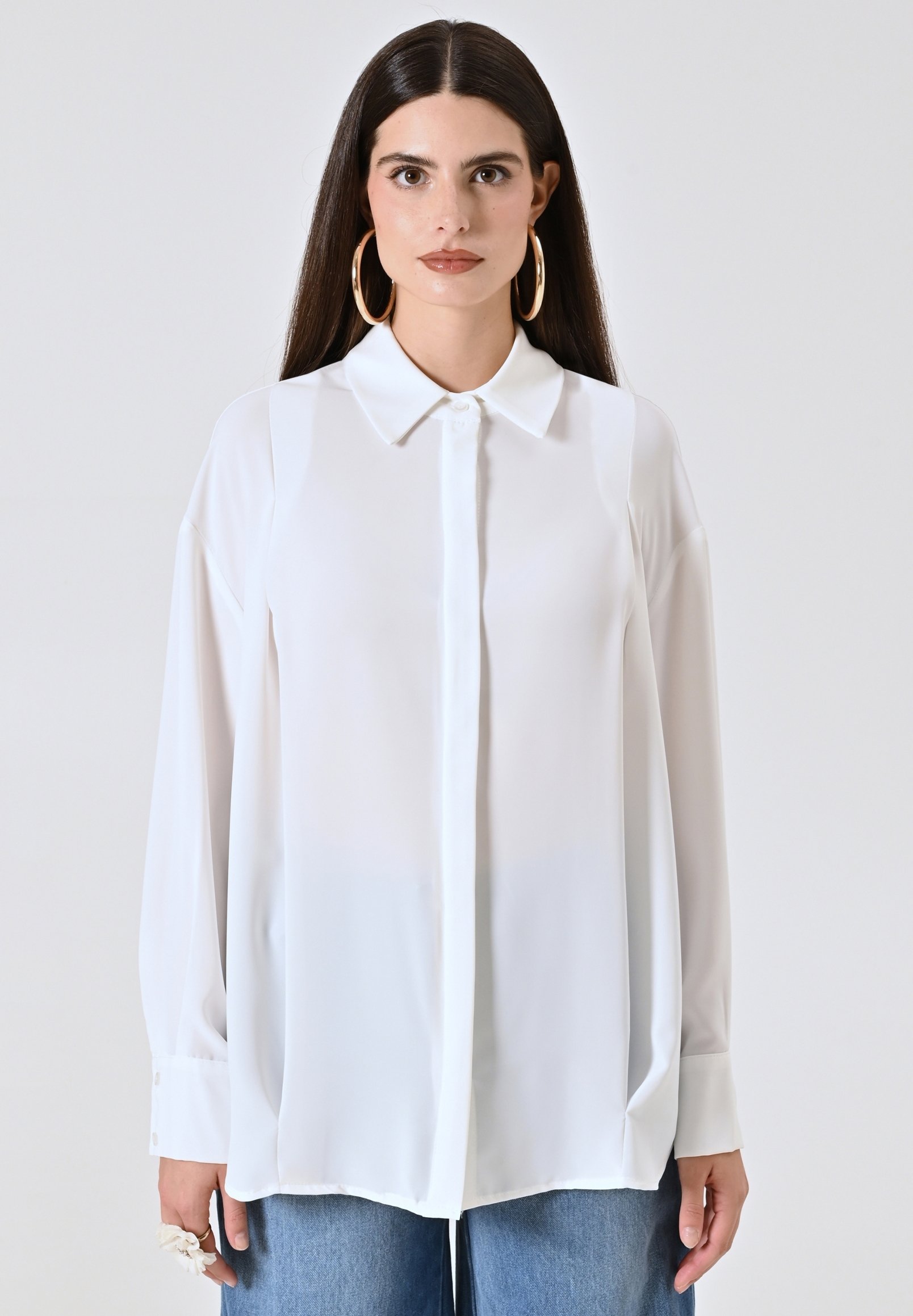 Rinascimento Camicia white/bianco