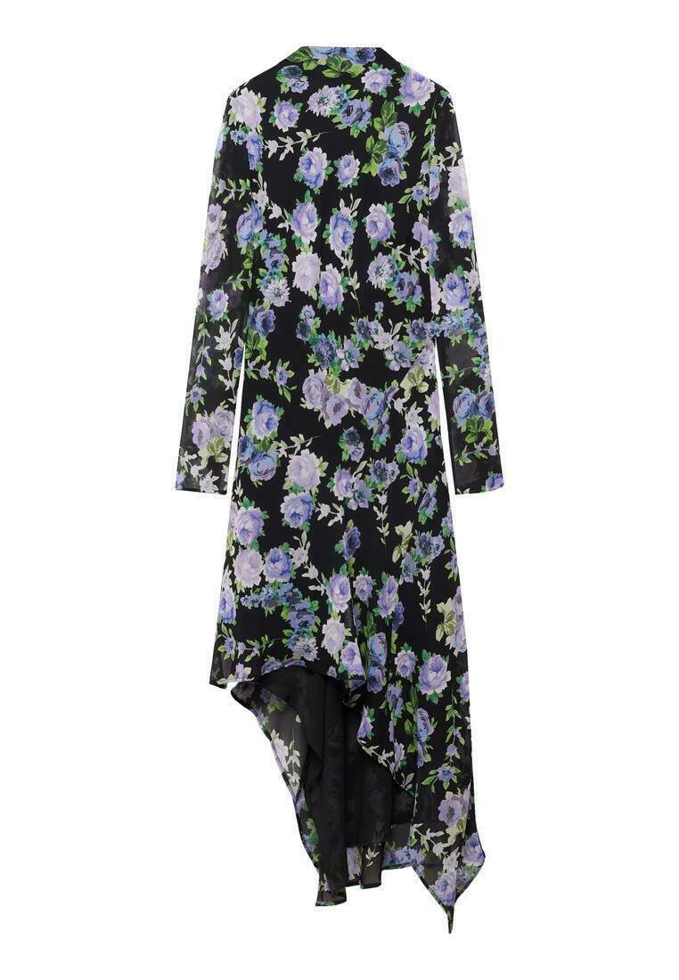 Mango Maxi-jurk zwart Mango Maxi-jurk zwart