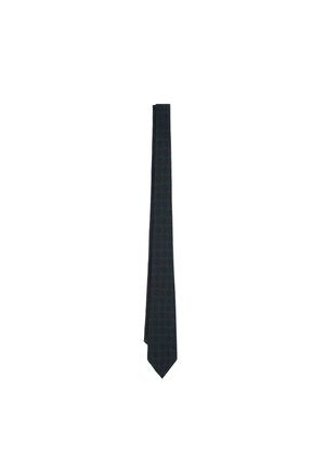 VINTAGE MOTIVE FLOWER - Corbata - dark green