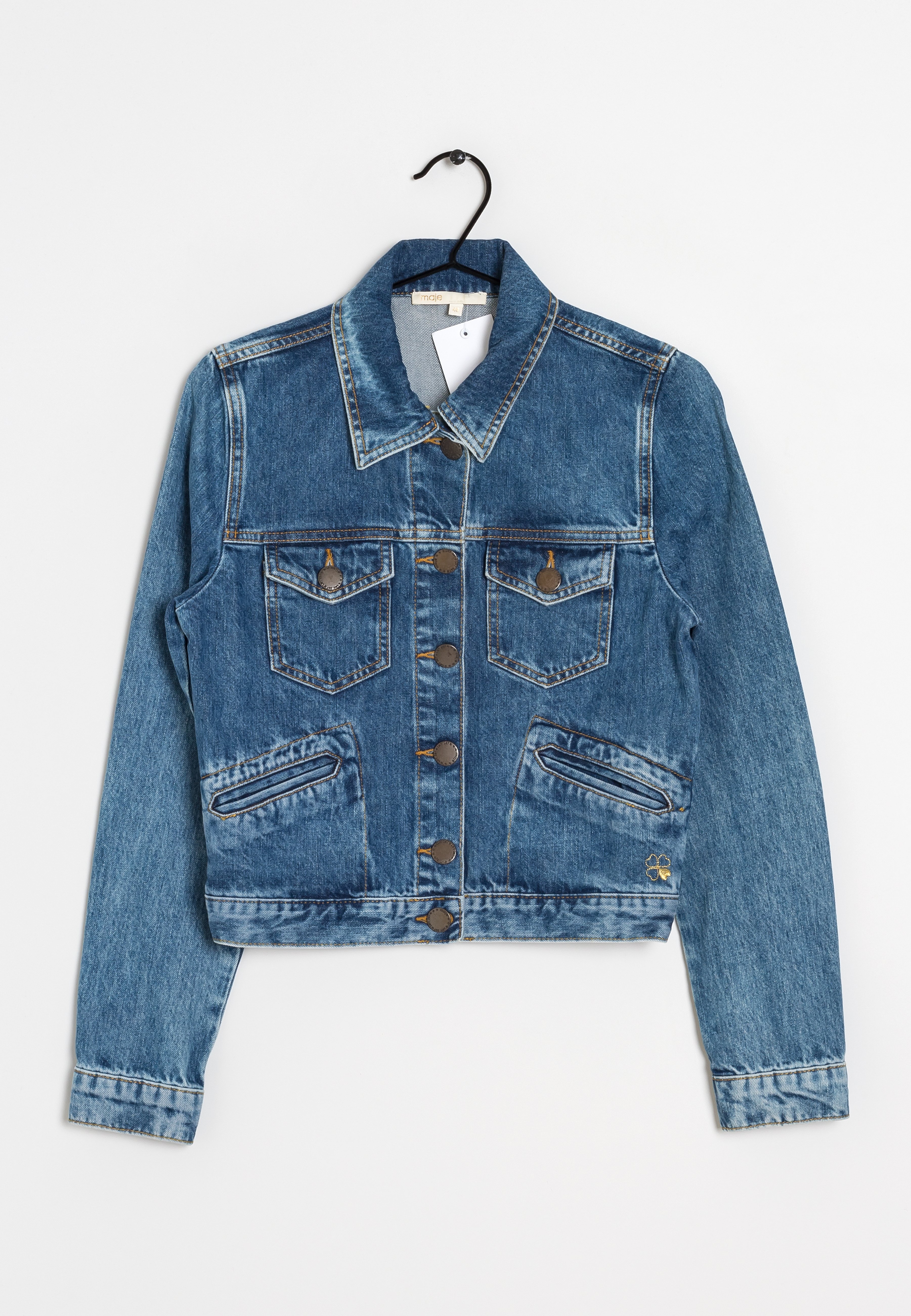 maje jeans jacket