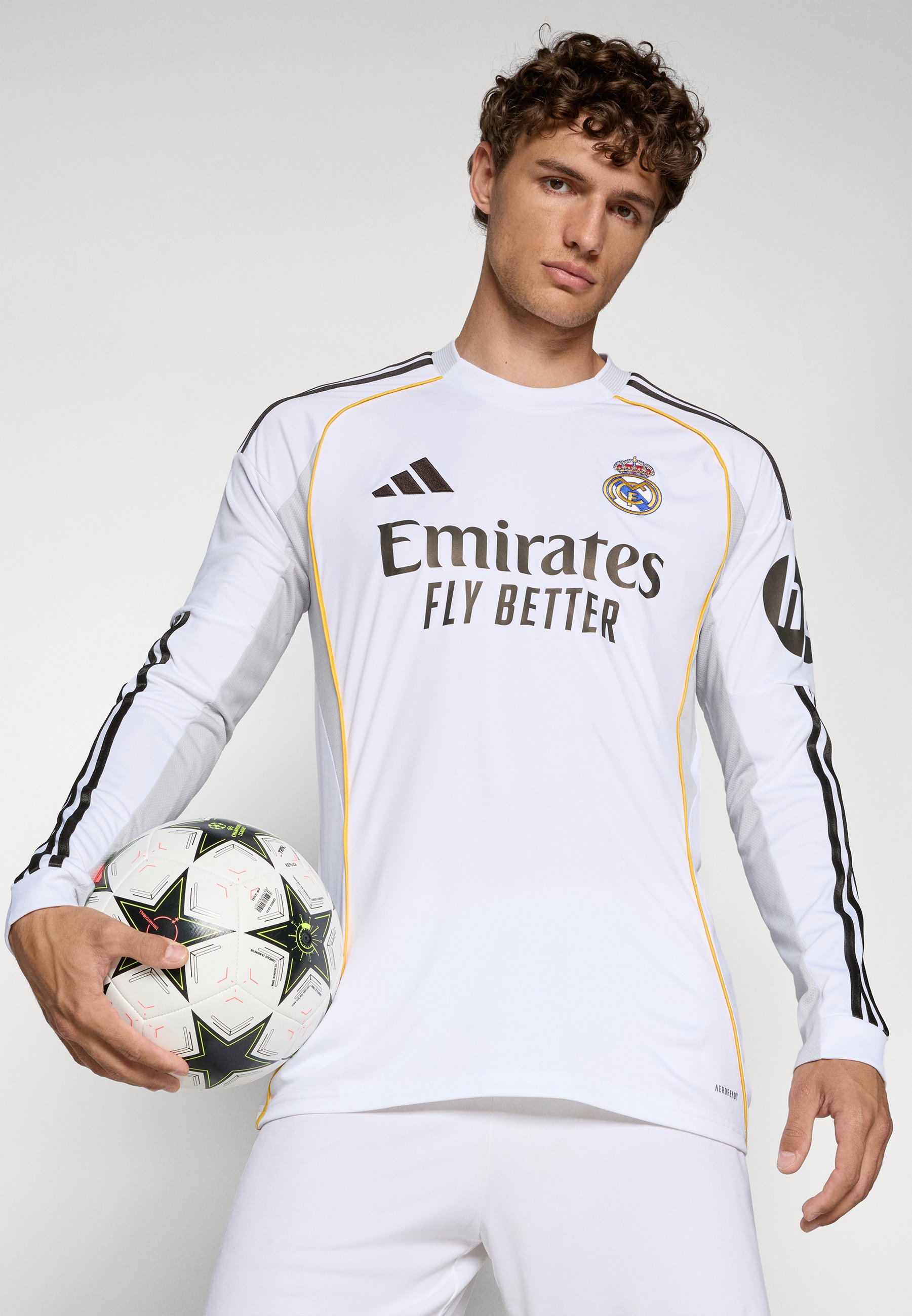 adidas Performance REAL MADRID 25/26 HOME JERSEY LONG SLEEVE