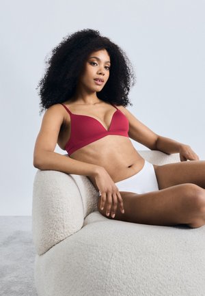 MICRO ESSENTIALS PADDED  - Trekants-bh'er - rouge